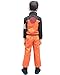 miccostumes Boy's Naruto Uzumaki Kids Cosplay Costume (L) Orange