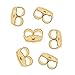 FilledEarringBacksEarNuts,14KGold,Pairof3