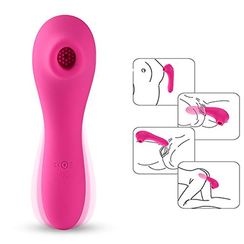  Clitorial Suction Vibrator Feelingirl Rechargeable G Spot Clit Vibrator for Women, Waterproof Nipple and Clit Stimulator Viberate Adult Toy Sucking Toy with 10 Sucksex and 20 Vibration Modes 