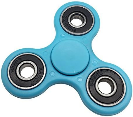 COPRO Anti-Anxiety Fidget Spinner Toy Helps Focusings EDC Focus Toy for Kids &amp; Adults - Best Stress Reducer Relieves ADHD Anxiety and Boredom Light Blue