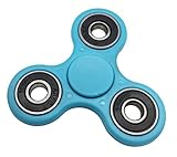SMAZ LIFE Anti-Anxiety Fidget Spinner Toy Helps Focusings EDC Focus Toy for Kids & Adults - Best Stress Reducer Relieves ADHD Anxiety and Boredom Ceramic Cube Bearing Aquamarine (Light Blue)