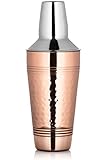 Chef's Star 25.3 oz ( 750 ml ) Handmade Hammered Copper Cocktail Shaker