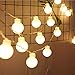 LED Christmas Lights, Wedding Lights Decorations, 33ft 100 LED Warm White Ball String Lights Plug in, Waterproof Decoration lights for Christmas/Patio/Garden/Party/Room/Wedding, with 8 Lighting Modes