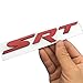 UpAuto SRT Emblem OEM 3D Car Nameplate Badge for Mopar Jeep Grand Cherokee Badge Dodge (Red)