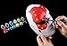 Outgeek DIY White Mask, 6 Pcs Paintable Paper Mask Plain White Mask for Adult Kids Mardi Gras Halloween Party Costume Women
