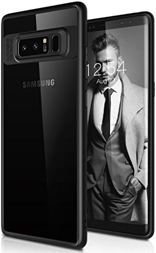 GALAXY NOTE 8 Case, Tessera [SLIM FIT][Dark Grey] with Crystal Clear Design + Shock Absorption + Minimal + Hard PC Back with TPU edges +Light weight + Luxury Slim Fit Case for Galaxy Note 8 (2017)