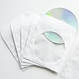 BestDuplicator CDSLV-100-WH, 100 Paper CD sleeves with Window and Rear Flap