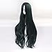 Anime 100cm Long Deep Green Cosplay Wig Women Girls' Party Wig Heat Resistant Fiber