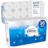 Kleenex, 8440, Standaardrol Toilettissue, 3-laags, Wit, 36 rollen x 350 vellen