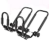 1-Pair-Folding-Kayak-Carrier-Boat-Canoe-Rack-Snowboard-J-Bar-Roof-Top-Mounted