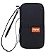 FLYMEI Travel Wallet Family Passport Holder, Document Organizer Travel Wallet with Hand Strap, RFID Blocking Document Organizer Bag Ticket Holder for Women/Men