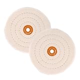 Ansen Tools AN-269 6-Inch Soft Buffing and Polishing Wheel, 2-Piece