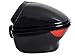 TMS® Black Motorcycle Scooter Luggage Tail Trunk Top Hard Case with Mounting Hardware