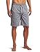 Nautica Men's Soft Woven 100% Cotton Elastic Waistband Sleep Pajama Short, Anthracite, Large