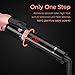 Curling Iron 1.25 Inch, SUNLUNA Hair Curling Wand with Tourmaline Ceramic Coating, LCD Display with Heat Resistant Glove, Dial Heat Control Curling Wand (230°F to 430°F for All Types of Hair)