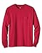 Hanes TAGLESS 6.1 Long Sleeve w/ Pocket, Navy, XL