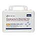 First Aid Only 90753 25-Person ANSI 2015 A+ and OSHA Compliant Contractor's First Aid Kit for Home Renovation, Job Sites, and Construction Vehicles, 128 Pieces