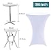 RELIANCER 2 Pack Cocktail Table Covers,36