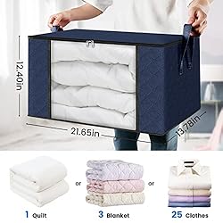 Fab totes 6 Pack Clothes Storage, Foldable Blanket