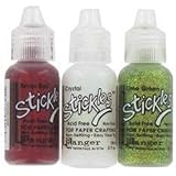 Stickles Glitter Glue Set 3pc Festive (Pack of 3)
