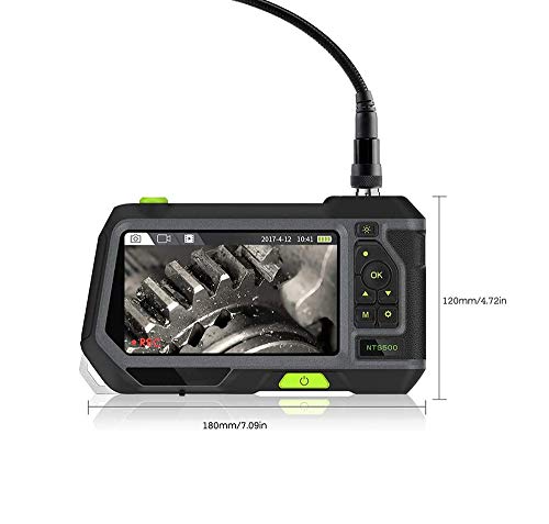 JDH Industrielles Endoskop mit doppeltem Objektiv, 5-Zoll-HD-Endoskopkamera, wasserdichte Flexible Sonde 1080P IP67, 4… – Bild 5