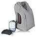 Inflatable Travel Pillow – Ergonomic & Therapeutic Neck Pillow with Sleep Mask, Earplugs, and Carry Bag (Attaches to Luggage) - Neck Rest and Rest Portable for Airplane, Train, Camping or Car Trips