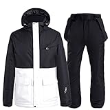 Winter Women's Stitching Snow Ski Jacket Warm