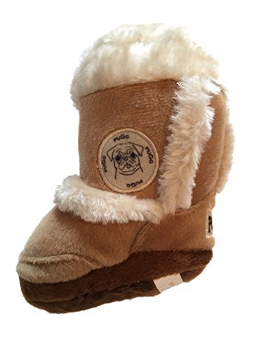 Pugg Boot Plush Parody Dog Toy w/ Squeaker by Haute Diggity Dog