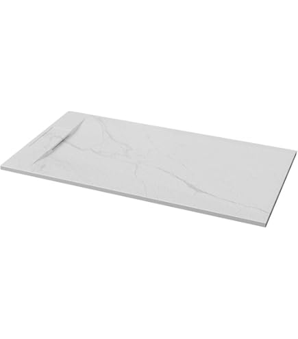 Brutus SMC Shower Base 60x36 Inch - White Stone Composite With Tiling