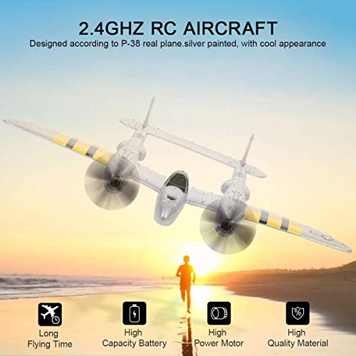 RC Airplanes 330mm Wingspan Glider 2 Channels RC Aircraft EPP RTF Romote Control Airplane 2.4GHz for Outdoor Flight Easy to Fly