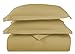HC COLLECTION Duvet Cover - Biege Queen Size Duvet Cover - 3 Piece Soft Breathable Microfiber Duvet Cover Set with Zipper Closure & 2 Pillow Shams