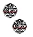 2 Pack IAFF Thin Red Line Decal Sticker Vinyl Car Truck Jeep Firefighter TRL 3M Bumper Military Strong