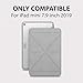 Moshi VersaCover Case for iPad Mini 5 2019, Folding Cover with 3-Viewing Angles, Auto Sleep/Wake, Reinforced Frame, Magnetic Closure, Works with Moshi's Pencil Case, Stone Gray