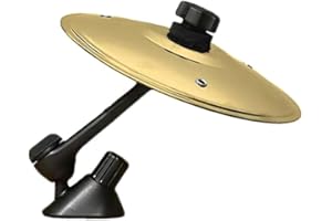 Car Cymbal Mini Drum Crash Cymbal for Car Vent - Fun Driving Accessory Suitable for All Vehicle Types Gold