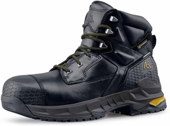 Amazon.com: ACE Unisex Slip-Resistant Composite-Toe Ankle Boots