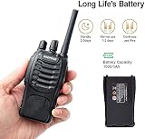 Nineaccy 2 Way Radio Long Range 16 Channel LED Light Rechargeable Walkie Talkie view 3
