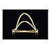 Sunny Home Men's Collar Bars Metal Collar Pins Brooch Tips with Chain (Golden)