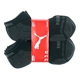 Puma Mens Low Cut 6-Pair All Sport Socks Shoe Size 12 to 16 (Extended Size)