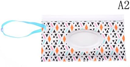 1 Pack Wet Wipe Pouch, Travel Wipes Holder Case Reusable Refillable Wet Wipe Bag Travel Wipes Dispenser Portable Baby Wet Wipe Pouches