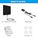 TV Antenna, Blimark HD Digital HDTV Indoor Antenna 4K 1080P 720P 50-80 Miles Range with Detachable Amplifier Signal Booster and 10ft Coax Cable HDTV Antenna Free For All TV
