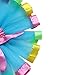 Baby Girls & Little Girls Layered Tiered Rainbow Ruffle Tutu Skirt with Bow