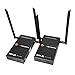J-Tech Digital Wireless HDMI Extender 1080p Transmitter & Receiver Kit Auto-Select Frequencies with no Interference, up to 660 ft and IR Remote Extension (up to 5 Pairs in 1 Area) [JTECH-WEX310]