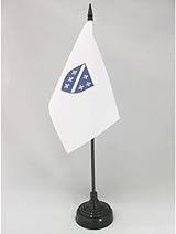 AZ FLAG Bosnia and Herzegovina 1992-1998 Table Flag 4x6 in., 15x10 cm