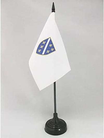 AZ FLAG Bosnia and Herzegovina 1992-1998 Table Flag 4x6 in., 15x10 cm