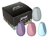 JPNK 4PCS Great New Shape Colorful Makeup Blender Sponges