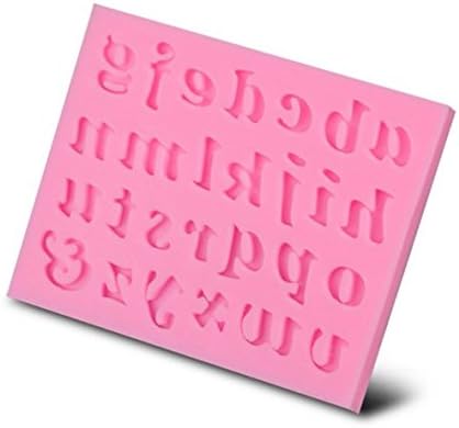 abc Letters Shaped 3D Silicone Press Mold Cake Decoration Fondant Mold Food Grade Silicone Mould Silicona Molde de Pastel