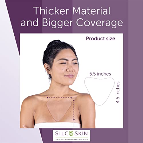 Silc Skin Decollette Pad Reusable SelfAdhesive Overnight Chest Patch