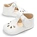 Weixinbuy Infant Baby Girl's Hollow Comfort Sole Casual Mary Jane Shoes Flats White