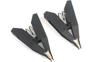 2X Mini Kelvin Clip Four Line Test Clip Clip Clamps The LCR Milliohm Electric Test Clip CL4875K