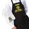 CKB LTD Gevaar Man Koken Schort En Chef’s Hoed Set Nieuwigheid BBQ Party Grappige Grap
